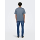 ONLY & SONS t-shirt i Flint Stone til herre | Relaxed fit |