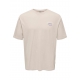 ONLY & SONS T-Shirt i Silver Lining med print til herre