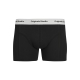Jack & Jones 3pak boksershorts i multifarvet, sort og blå til herre