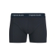 Jack & Jones 3pak boksershorts i multifarvet, sort og rød til herre