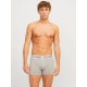 Jack & Jones 3pak multifarvet boksershorts med hvid linning til herre