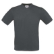 B&C Exact t-shirt med v-hals i mørkegrå til herre