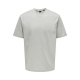 ONLY & SONS t-shirt i Mirage Gray til herre | Relaxed fit |