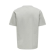 ONLY & SONS t-shirt i Mirage Gray til herre | Relaxed fit |