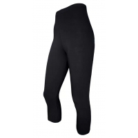 Festival bambus leggins capri 3/4 i sort til kvinder`