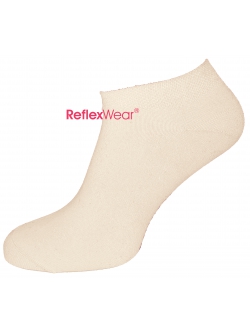 ReflexWear® Comfort & Diabetes "Low Cut"  unisex tynde ankelstrømper i neutral farve