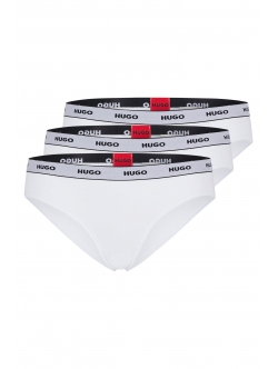 HUGO 3pak brief i sort til kvinder
