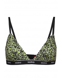 HUGO bh m. tynde stropper & leopardprint til kvinder