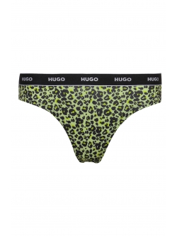 HUGO thong m. leopard print til kvinder