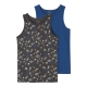 Name it 2-pak undertrøje/tank top i Space blå til drenge