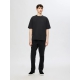 Selected 3pak t-shirt med rund hals i sort til herre