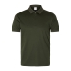 Selected Homme polo t-shirt med lynlås i mørkegrøn til herre
