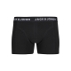 Jack & Jones 3pak multi farvet boksershorts med simpelt mønster til herre
