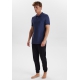 JBS Of Denmark Men polo t-shirt i navy til herre