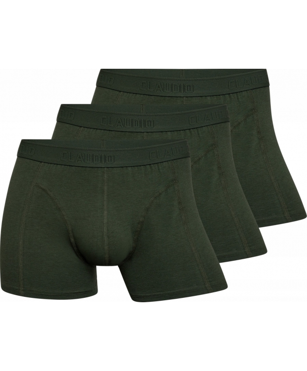 Claudio 3pak bambus underbukser/tights i grøn til herre