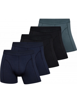 Claudio 5pak bambus underbukser/tights i multifarvet til herre