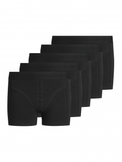 Jack&Jones Junior JACHUEY TRUNKS 5 PACK NOOS I sort til drenge