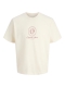 Jack & Jones Junior t-shirt i antique white til drenge