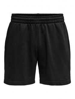 ONLY & SONS sweat shorts i sort til herre