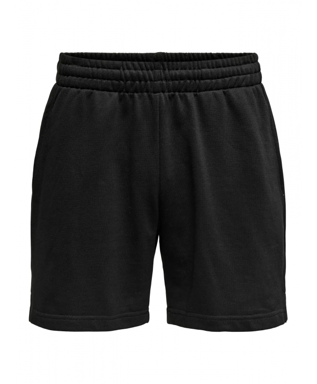 ONLY & SONS sweat shorts i sort til herre