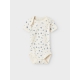 Name It 3pak Bodystocking i lyserød og hvid med blomster til baby