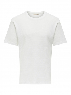 ONLY & SONS t-shirt i hvid til herre
