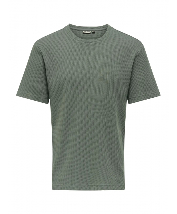 ONLY & SONS t-shirt i Castor Gray til herre
