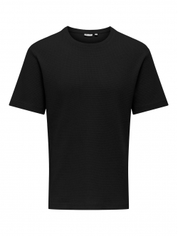 ONLY & SONS t-shirt i sort til herre