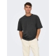 ONLY & SONS DISTRESS t-shirt i sort til herre