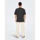 ONLY & SONS DISTRESS t-shirt i sort til herre