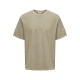 ONLY & SONS DISTRESS t-shirt i sand til herre