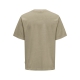 ONLY & SONS DISTRESS t-shirt i sand til herre