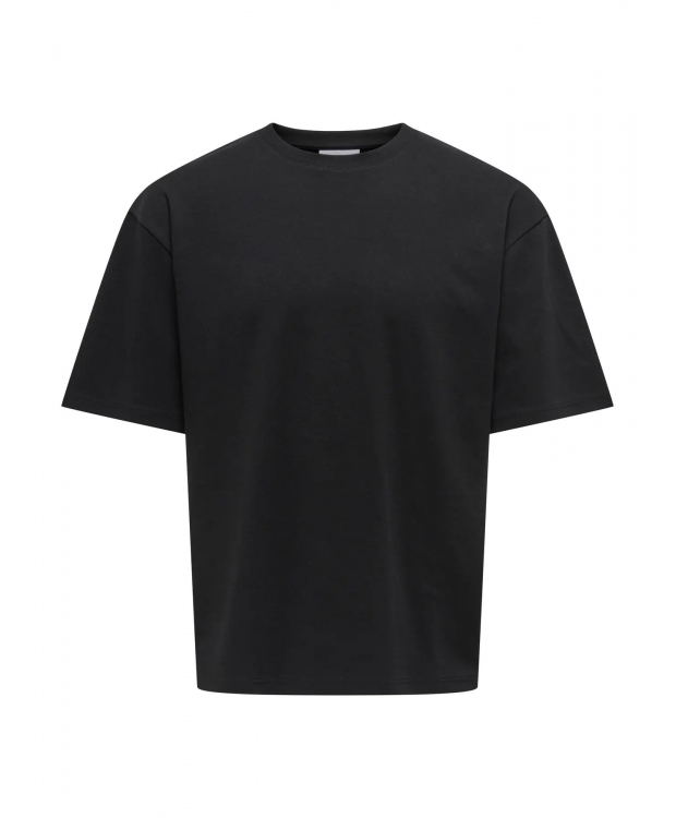 ONLY & SONS t-shirt i sort til herre