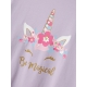 Name It Nattøjsæt "Magical" i lilla til piger