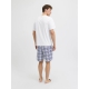 Jack & Jones loungesæt med t-shirt & shorts i hvid til herre.