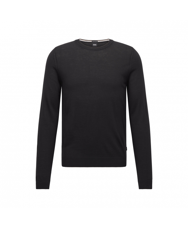 BOSS sweatshirt i sort til herre