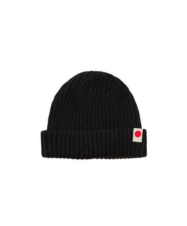 Jack & Jones strikhue i sort til herre