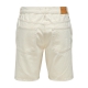 ONLY & SONS Denimshorts i cremet hvid til herre