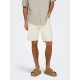 ONLY & SONS Denimshorts i cremet hvid til herre