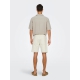 ONLY & SONS Denimshorts i cremet hvid til herre