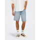 ONLY & SONS Denimshorts i lys blå til herre