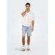 ONLY & SONS Denimshorts i lys blå til herre