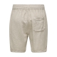 ONLY & SONS Shorts Regular fit i Silver Lining til herre