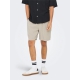 ONLY & SONS Shorts Regular fit i Silver Lining til herre