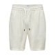 ONLY & SONS Shorts Regular fit i Cloud Dancer til herre