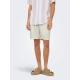 ONLY & SONS Shorts Regular fit i Cloud Dancer til herre