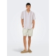 ONLY & SONS Shorts Regular fit i Cloud Dancer til herre