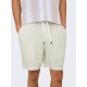 ONLY & SONS Shorts Regular fit i Cloud Dancer til herre