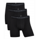 JBS 3-pak Bambus boxershorts long leg i sort til herre