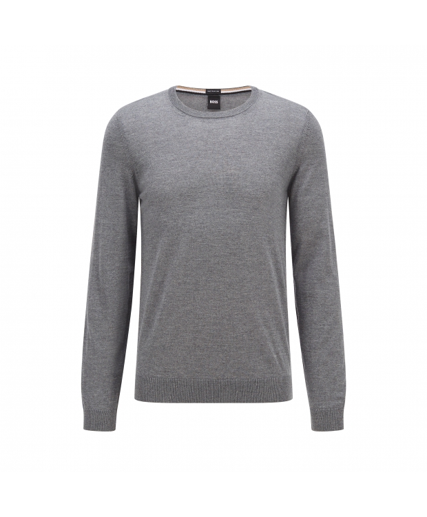 BOSS sweatshirt i grå til herre